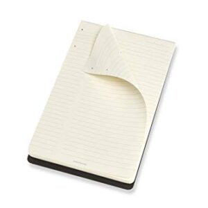 Moleskine PRO Pad, Soft Cover, Large (5" x 8.25") Ruled/Lined, Black, 96 Pages