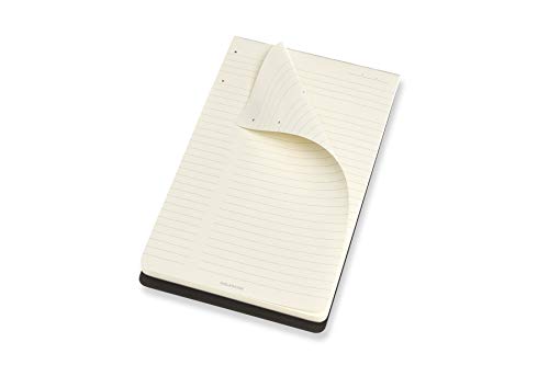 Moleskine PRO Pad, Soft Cover, Large (5" x 8.25") Ruled/Lined, Black, 96 Pages