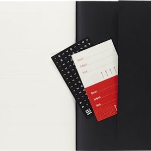 Moleskine Cahier Journal, Soft Cover, XXL (8.5" x 11") Subject Cahier, Black/Kraft Brown, 160 Pages (Set of 2)