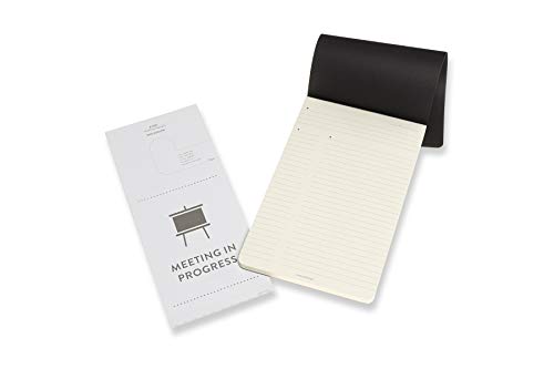 Moleskine PRO Pad, Soft Cover, Large (5" x 8.25") Ruled/Lined, Black, 96 Pages