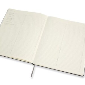 Moleskine PRO Notebook, Hard Cover, XXL (8.5" x 11") Professional Project Planning, Black, 192 Pages