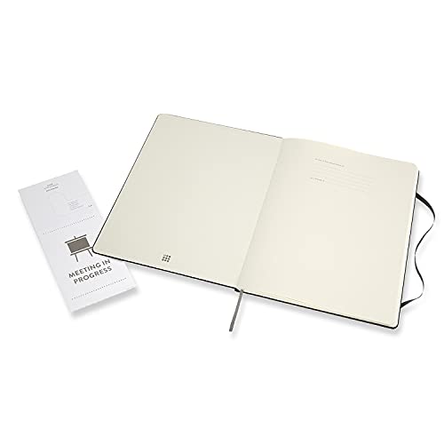 Moleskine PRO Notebook, Hard Cover, XXL (8.5" x 11") Professional Project Planning, Black, 192 Pages