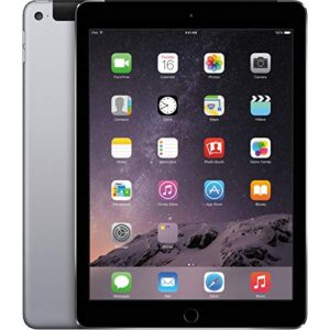 Apple iPad Air 2, 16GB, 4G + Wi-Fi - Space Gray (Renewed)