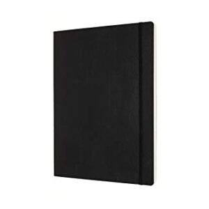 Moleskine PRO Notebook, Soft Cover, XXL (8.5" x 11") Professional Project Planning, Black, 192 Pages