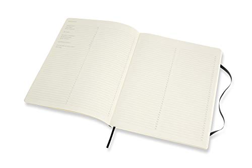 Moleskine PRO Notebook, Soft Cover, XXL (8.5" x 11") Professional Project Planning, Black, 192 Pages