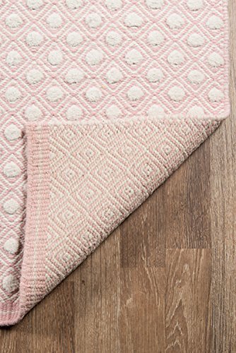 Erin Gates by Momeni Langdon Windsor Pink Hand Woven Wool Area Rug 2' X 3'