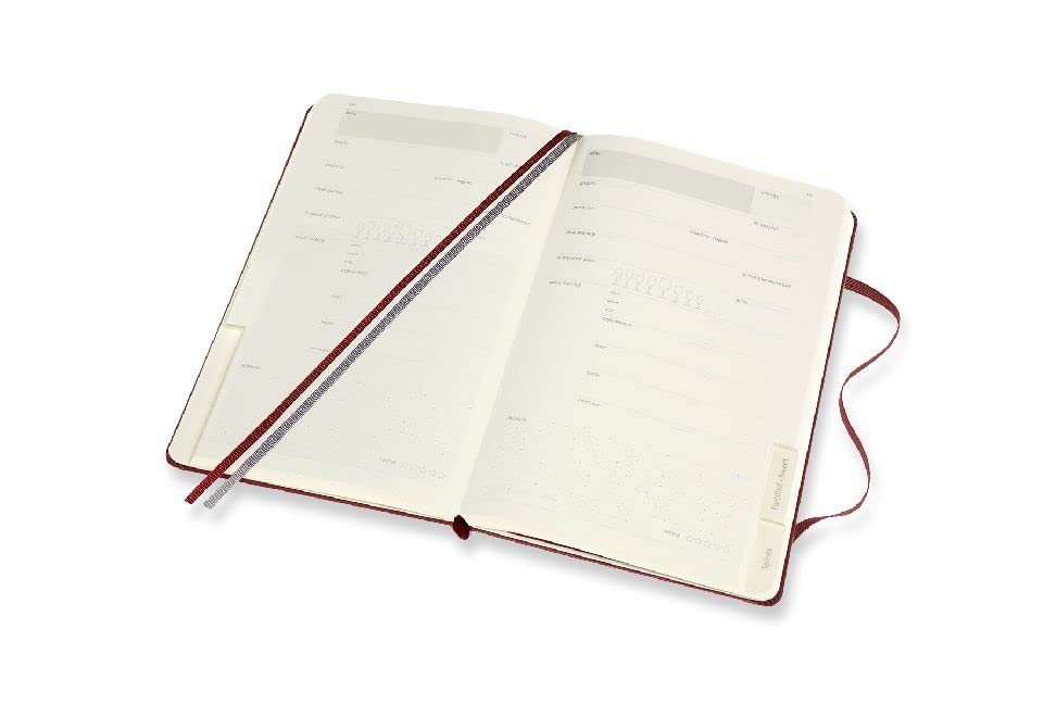 Moleskine Passion Journal, Wine, Hard Cover, Large (5" x 8.25") Bordeaux Red, 400 Pages