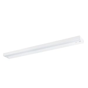 brilli wellness lighting 20755-000 bright clean antimicrobial under cabinet led light fixture, 24", white