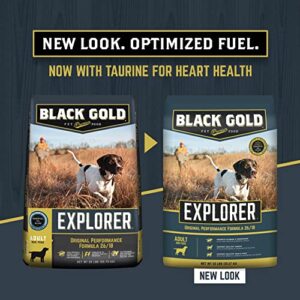Black Gold Explorer Dry Dog Food for Adult Dogs, Original Performance 26/18 Formula, 50 lb Bag