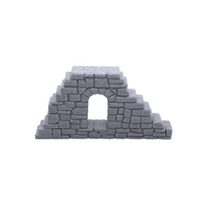 EnderToys Ruined Stone Walls Set A, Terrain Scenery for Tabletop 28mm Miniatures Wargame, 3D Printed and Paintable