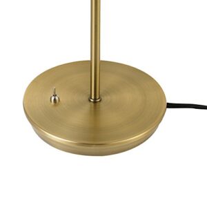 Hartford Desk/Table Lamp, Matte Brass Finish