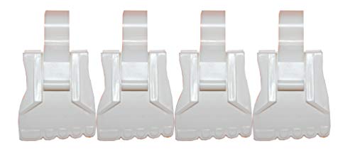 The Amazing Sock Clip Sock Holder, 32 Clips, White, Made in U.S.A.