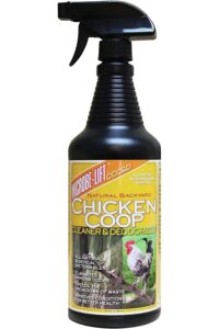 microbe-lift chicken coop cleaner and odor eliminator, use on all surfaces and supplies, turns chicken poop into fertilizer, ammonia reducer, highly concentrated and safe formula, 32 ounces