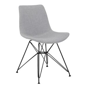 armen living palmetto dining chair, gray