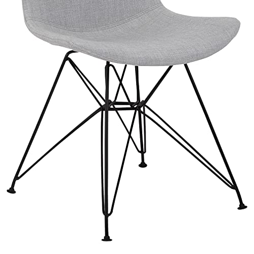 Armen Living Palmetto Dining Chair, Gray