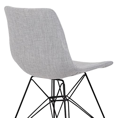 Armen Living Palmetto Dining Chair, Gray