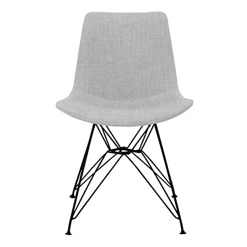 Armen Living Palmetto Dining Chair, Gray