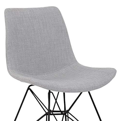 Armen Living Palmetto Dining Chair, Gray