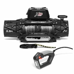 smittybilt 98695 - xrc gen3 9.5k comp series winch with synthetic cable - not vehicle specific