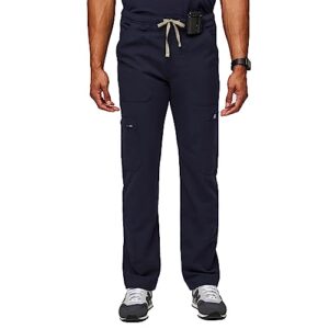 figs cairo cargo scrub pants for men – navy blue, xl