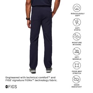 FIGS Cairo Cargo Scrub Pants for Men – Navy Blue, XL