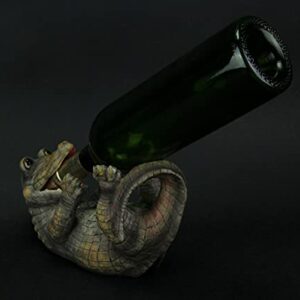 Zeckos Baby Guzzling Gator Tabletop Wine Bottle Holder