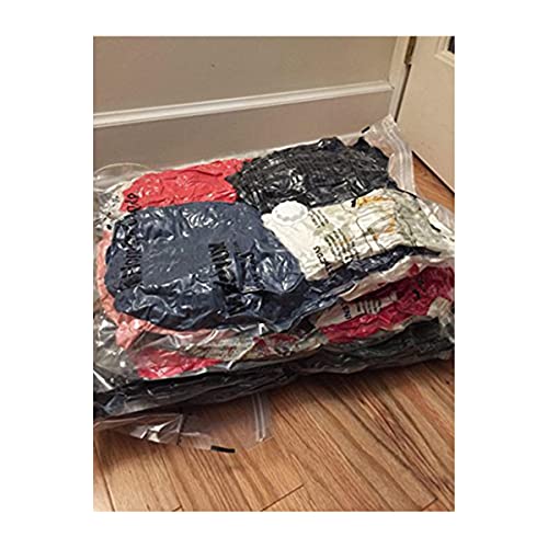 Vacuum Storage Bags-Space Saving Air Tight Compression-Shrink Down Closet Clutter, Store and Organize Clothes, Linens, Seasonal Items by Everyday Home