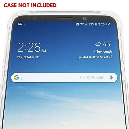 IQShield Screen Protector Compatible with Galaxy S9 Plus (2-Pack)(Case Friendly) Anti-Bubble Clear Film