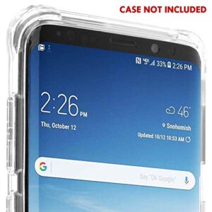 IQShield Screen Protector Compatible with Galaxy S9 Plus (2-Pack)(Case Friendly) Anti-Bubble Clear Film