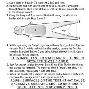 E-Z Floss Dental Floss Holder