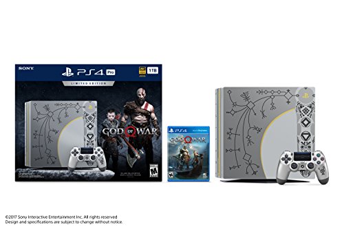 PlayStation 4 Pro 1TB Limited Edition Console - God of War Bundle [Discontinued]