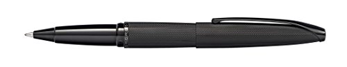 Cross ATX Brushed Metallic Refillable Gel Ink Rollerball Pen, Medium Rollerball, Includes Premium Gift Box - Brushed Black