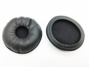 leatherette ear pads 87229-01 by avimabasics | compatible with plantronics w740 w745 w440 w445 cs540 cs545 c565 blueparrott b250-xt xts vxi - premium quality cushions earpads - 2pcs