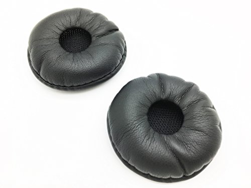 Leatherette Ear Pads 87229-01 by AvimaBasics | Compatible with Plantronics W740 W745 W440 W445 CS540 CS545 C565 BlueParrott B250-XT XTS VXI - Premium Quality Cushions Earpads - 2pcs