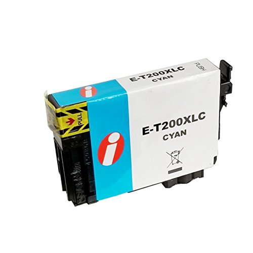 INK4WORK 200XL Cyan Remanufactured Ink Cartridge Replacement for Epson T200XL T200 XL Expression XP-410 XP-400 XP-310 XP-200, WorkForce WF-2520 WF-2530 WF-2540 (Cyan, 4-Pack)