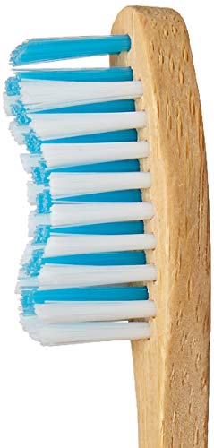 Terra Futura Bamboo Toothbrush 4 Pack, Ergonomic Toothbrush. Eco Friendly, Biodegradable & Environmentally Sustainable, BPA Free Bristles, Eco Compostable Toothbrush