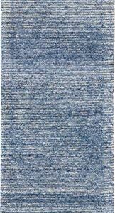 Nourison Weston Solid Aegean Blue 2'3" x 7'6" Area Rug, Easy-Cleaning, Non Shedding, Bed Room, Living Room, Dining Room, Kitchen (2x8)
