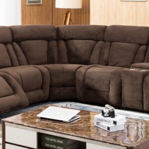 Milton Greens Stars Emerald Sectional Sofa, Dark