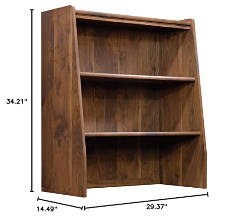 Sauder Clifford Place Library Hutch, Grand Walnut finish