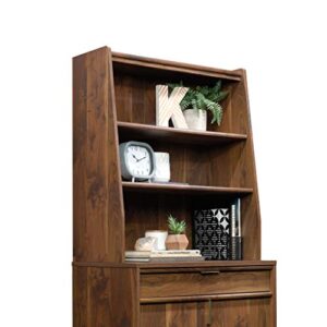 Sauder Clifford Place Library Hutch, Grand Walnut finish