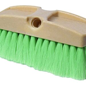 GUTTER MASTER Guttermaster GM-214NP-8 Green 8 Inch Oblong Very Soft Flow Through Brush for Vehicles and Boats