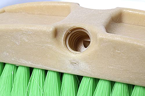 GUTTER MASTER Guttermaster GM-214NP-8 Green 8 Inch Oblong Very Soft Flow Through Brush for Vehicles and Boats