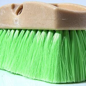 GUTTER MASTER Guttermaster GM-214NP-8 Green 8 Inch Oblong Very Soft Flow Through Brush for Vehicles and Boats