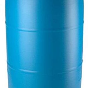 55 Gallon Blue Water Barrel | Solid Mold |2 Inch Bung Holes, Good for Long Term Drinking Water Use | BPA Free