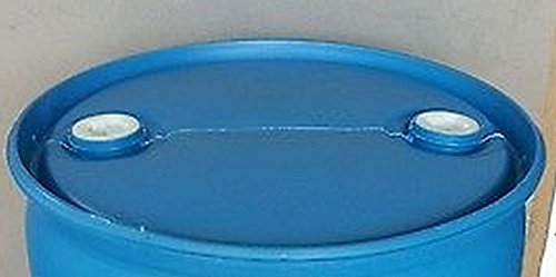 55 Gallon Blue Water Barrel | Solid Mold |2 Inch Bung Holes, Good for Long Term Drinking Water Use | BPA Free