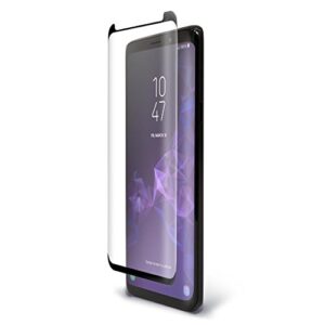 BodyGuardz - Pure Arc Glass Screen Protector for Galaxy S9+, Ultra-thin Tempered Glass Screen Protection for Samsung Galaxy S9+