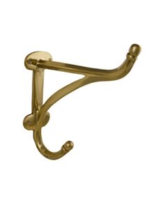 tack room studio brass large harness hook (brass)
