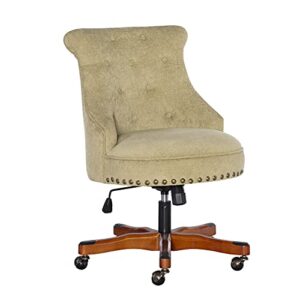 linon office chair, brown
