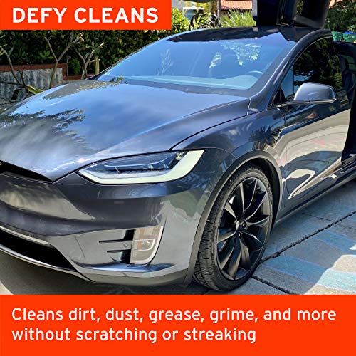 Ethos Defy - 3 in 1 Ceramic Coating - Waterless Car Wash & Wax - Car Wax Polish Spray - Hydrophobic Top Coat - Polish & Polymer Paint Sealant Protection - with Insta-Bond Technology - 16OZ