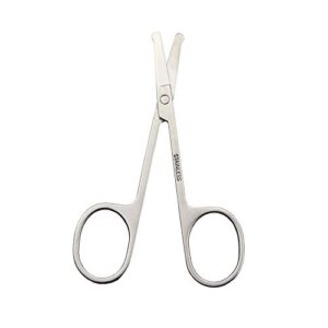 Motanar 3.5-Inch Stainless Steel Dog Pet Round-Tip Home Grooming Scissors for Nose Hair,Ear Hair,Face Hair,Paw Hair